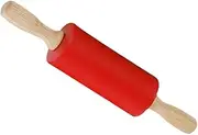 Cabilock Silicone Rolling Pin Rolling Pin Dough Pastry Wheel Cookie Decorating Supplies Round Cookie Rolling Pin Baking Bakeware Small Cake Flour Rolling Pin Mini