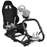 Dardoo Racing Sim Cockpit with Seat Fit Logitech G920 G29 GPRO Thrustmaster Xbox