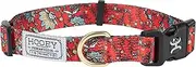 Hooey Nomad Dog Collar, Durable Polyester Webbing Collar with Graphic-Inspired Print, Western Floral, Small