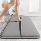 Upgraded Memory Foam Bathroom Rugs Bath Mat, Ultra Thick Soft and Non-Slip Fu...