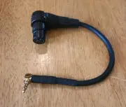 WJSTN 1/8" 3.5mm To Female Right Angle WLR 6"