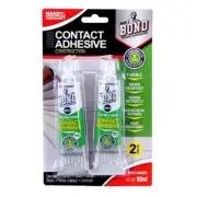 4x Super Strong Contact Adhesive Bond Handy Hardware Tube Dries Amber - 30ML