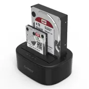 [6228US3-C-BK] 6228US3-C Hard Disk Drive Docking Station USB SATA Dual-bay Enclosure Case