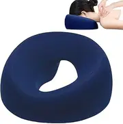 [Generic] Massage Face Cradle Cushion - Prone Cushion Face Pillow Face Down Cushion | Travel Neck Pillow, Standard Massage Face Neck Head Rest Pad for Beauty Spa Sleeping Nap