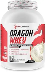 Red Dragon Nutritionals Dragon Whey Protein 2.27 kg, Vanilla Ice Cream