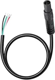 BIZOCA DIY 4Pin 5Pin 6Pin Jack Car DVR Camera Extension Cable HD Monitor Vehicle Rear View/Back Up Camera Wire Male Female Plug Cord(1.2m,4pin Male)