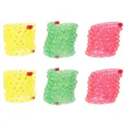 6 Pcs Toys Flexible Spring-loaded Cat Teaser Spring-coil