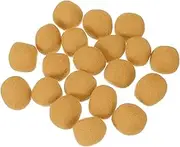 uxcell 20 Pcs Wool Felt Balls Beads, 1.2 Inch Felt Pom Poms for Crafts, Handmade Pompoms Bulk Small Bead for Nursery Handicrafts and DIY Art Decoration, Khaki