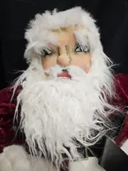 PRE-TARIFF SALE: Joe Spencer WHITTAKER 24" Pristine SANTA NEW Christmas Retired