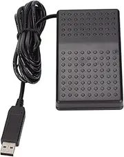 USB Foot Switch Singal Pedal Foot Switch Game Control Action for Keyboard Mouse PC Laptop Video Game PC Handsfree Foot Switch One Key Control Program Computer Mouse Keyboard