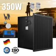 12V 350W Solar Panel Kit Mono Caravan Camping Home Battery Charging Controller