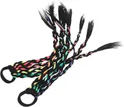 Baluue Soft Boys and Girls Braids Hair Extensions Vibrant Ponytail Hair Pieces for Girls Dress up Halloween
