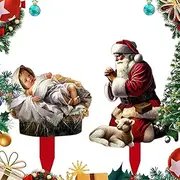 Outdoor Nativity Scene - Outdoor Decoration - Acrylic Christmas Yard Signs, Jesus Nativity Scene Outside Decor for Courtyard, Garden