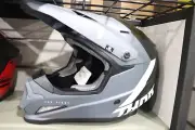 Thor Sector Chev Motocross Off Road Helmet - Matte Gray/Black MEDIUM 01107346