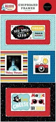 Believe In Magic Chipboard 6"X13"-Frames