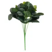 Artificial Greenery Plants 7 Bundles with Schefflera Bushes Leaf Green