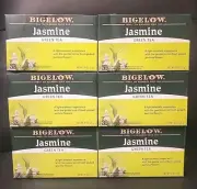 Bigelow Jasmine Green Tea 20ct Bags × 6 Boxes = 120 Bags Caffeinated NEW 12/26