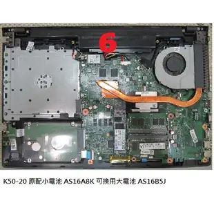 原廠 acer AS16B8J 宏碁 電池 AS16B5J Aspire E15 E5-575g E5-575 台北拆換