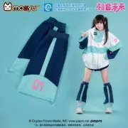 Original Moeyu Hatsune Miku Winter Leg Warmers Foot Cover Knit Long Socks Women