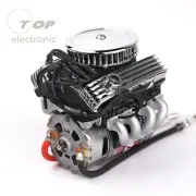 Simulate V8 Engine Motor F82 Motor Cooling Fan For 1/10 RC Crawle SCX10 RC4WD