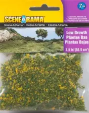Woodland Scenics SP4183 N/HO Low Growth Train Scenery (Greenery)