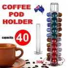 For 40 Nespresso Coffee Capsules Pod Holder Stand Dispenser Rack Storage Capsule