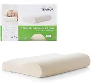 [TEMPUR] 121077 Original Pillow, Ivory, Firm, Memory Foam, Gentle Fit from Head to Neck Muscle, Back and Side Possible, Supports a Comfortable Sleep, S Height 3.1 inches (8 cm), Straight Neck, Stiff