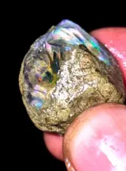 very rare Natural Ethiopian Opal Rough, Raw Opal, welo fire opal, multi Fir 1140