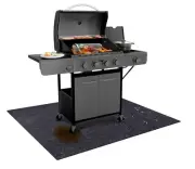 48x36 inch Under Grill Mat,Fireproof Flame Retardant Mat for Under Grill,Gril...