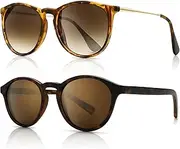 SUNGAIT Vintage Round Sunglasses and Classic Retro Style Sunglasses for Women Men
