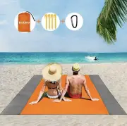 (F9)Beach Blanket Sandproof, Extra Large 79''×83''