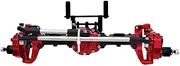 Rock Crawler Axle for SCX10 II 90046 90047 1/10 RC Crawler Truck Parts Aluminum Alloy Front Rear Portal Axle (Color : Red Front axle)
