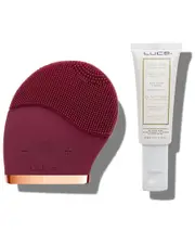 Luce Facial Cleansing Brush& Aloe Vera Gel Face Wash