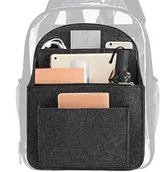 Backpack Organizer Insert | Backpack Insert Felt Storage Bag - Multi-Pocket Travel Rucksack Insert, Backpack Organizer Liner for Easy Access, Neat Storage