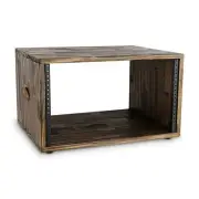 6U Desktop Studio Rack 16" Deep in Pine
