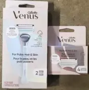 Gillette Venus for Pubic Hair and Skin - Women's Razor Handle & 6 Blade Refills