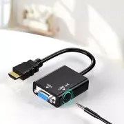 HDMI Male to VGA Female Adapter Converter Cable for Video HDTV DVD PC 1080P r