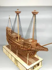 Crown Mayflower Full Ribs POF 1/4” 1/48 31" Version Wood Model Ship Kit Shicheng