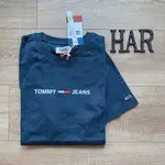 [海鹿馬] TOMMY 湯米 短T 圓領短袖 男女可穿 58~78公斤 JEANS 胸口小標款