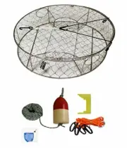 KUFA Stainless Steel Crab Trap with Zinc Anode & Accessory Kit CT100+CAQ1+ZIN1K