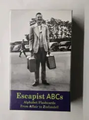 Knock Knock Escapist ABCs Alphabet Flash Cards From Affair To Zinfandel