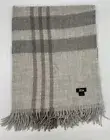 Äyalpaca Aya The White Modern 100% Baby Alpaca Throw Blanket 70”x51” New! Peru