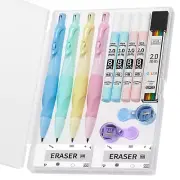 4PCS Cute Mechanical Pencil Set 2.0MM Ergonomic Mechanical Pencil with 44PCS
