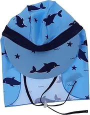 [ROMANSENTIAL] Sun Hat Hats Beanie Boys Sun Bucket Hat for Peaky Dodger Cap Sunglasses Hat Hat Visor Bandana Beach Play Hat Headband Outdoor Polyester Blue