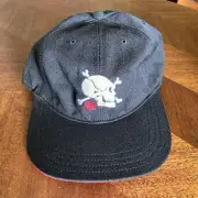 Goorin Bros Skull & Crossbones Black Hat Cap Strapback Red Last Dance Scorpion