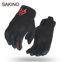 在飛比找蝦皮商城精選優惠-Sakino 新款透氣全指賽車摩托車手套優質時尚裝飾防滑可穿