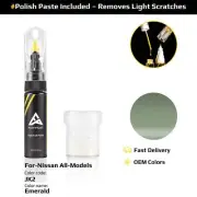 Touch Up Paint For Nissan All Models JK2 Emerald With Polish Paste