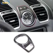 For Porsche Boxster 2014-15 Real Carbon Fiber Dashboard Center Clock Cover Trim (for: Porsche)