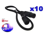 From OZ Quality 10PC 1M DMX Lead 512 Lighting Wire Cables Laser Lighting Black T