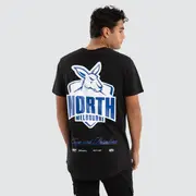 [Nena and Pasadena AFL] North Melbourne Kangaroos AFL Prime Tee Jet Black